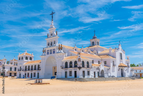 Sanctuary of our lady of Rocio in Spain. photo