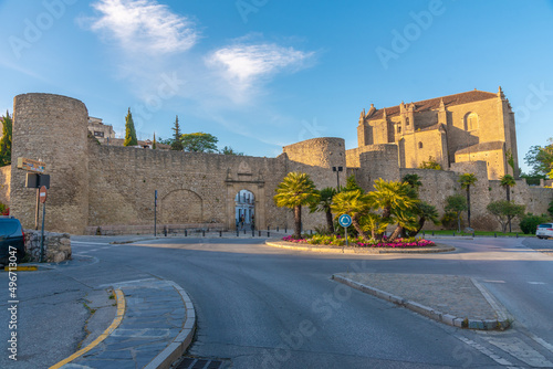 Puerta de Almoc?bar gate at Ronda, Spain. photo