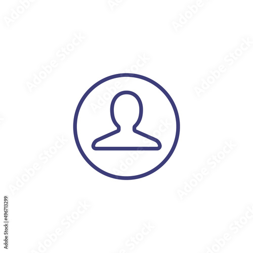 People group team member icon. Community user employee member icon