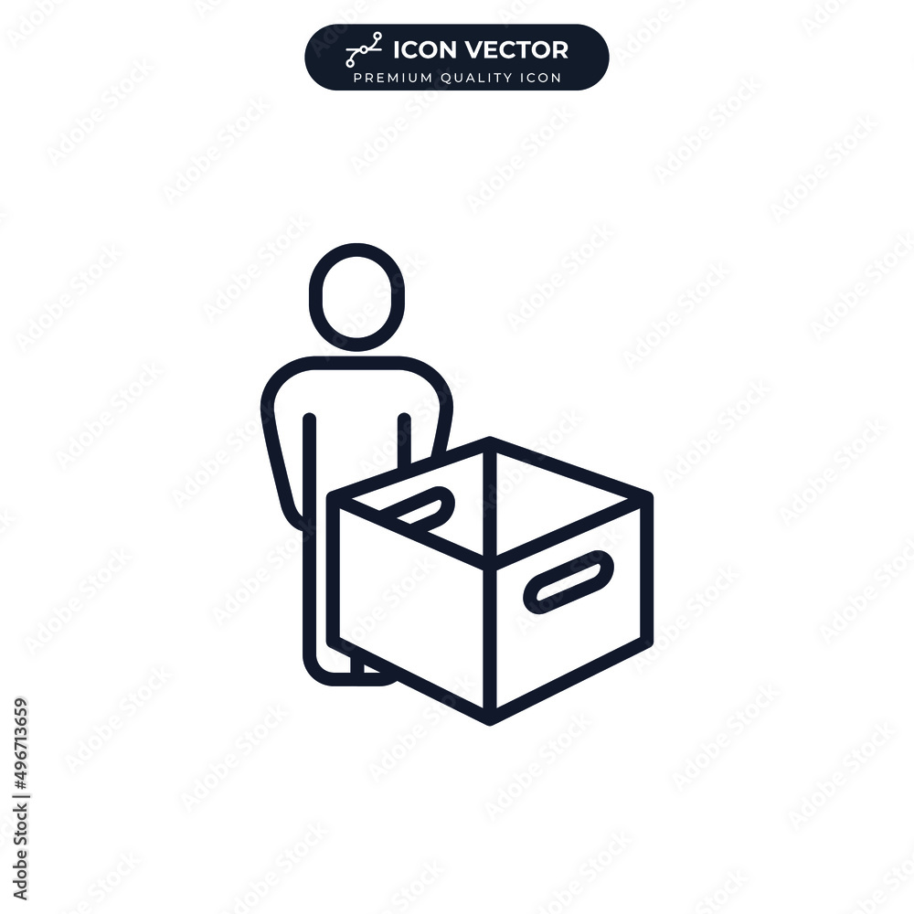 courier package icon symbol template for graphic and web design collection logo vector illustration courier package icon symbol template for graphic and web design collection logo vector illustration