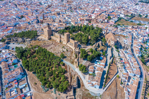 Alcazaba fortress in Spanish town Antequera. photo