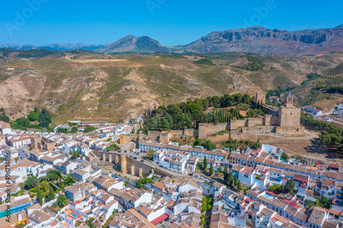 Alcazaba fortress in Spanish town Antequera. photo