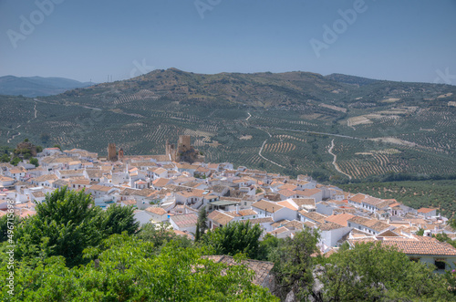 Aerial view of Zuheros village in Spain. photo