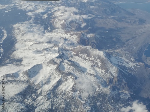 Flying Over the Colorado Rockies