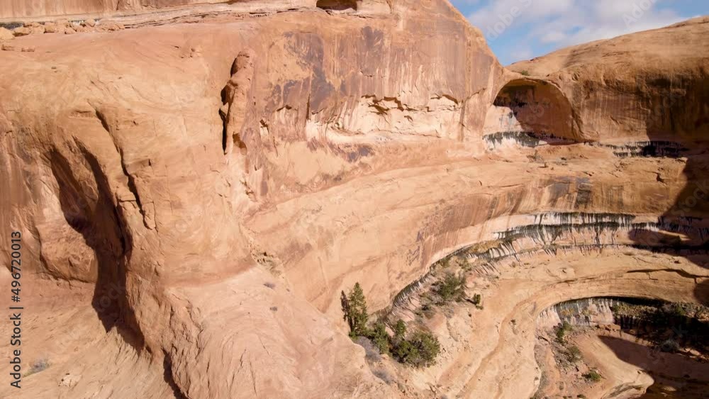 Aerial shot of the amazing rock formations near Moab, Utah, USA. Aerial shot of the amazing rock formations near Moab, Utah, USA.