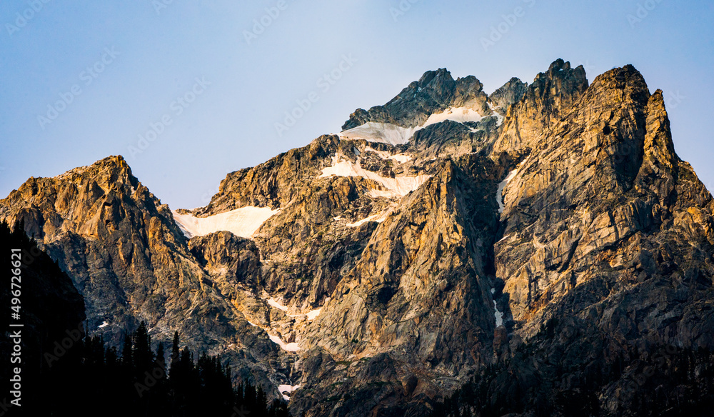 Fototapeta premium sunset in the mountains
