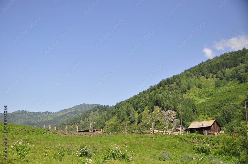 mountain village in the mountains mountain village in the mountains
