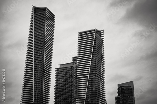 Skyscrapers in downtown etobicoke photo