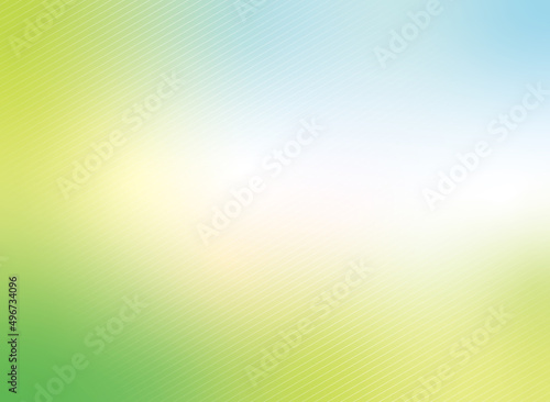 シンプルなグラデーション素材_春の新緑のようなグリーン系【斜線】