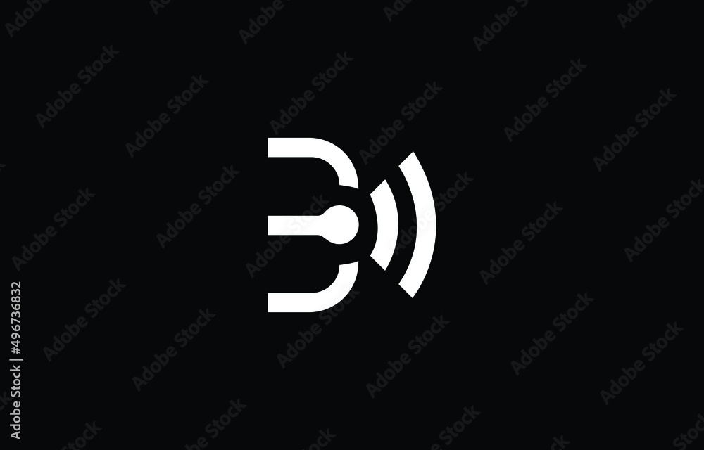 Wi-Fi Signal Letter B Logo Letter Business Template Vector icon Wi-Fi Signal Letter B Logo Letter Business Template Vector icon