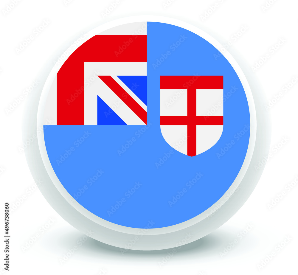 Obraz premium fiji Flag Vector