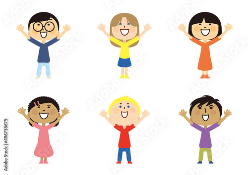 子ども　世界　万歳