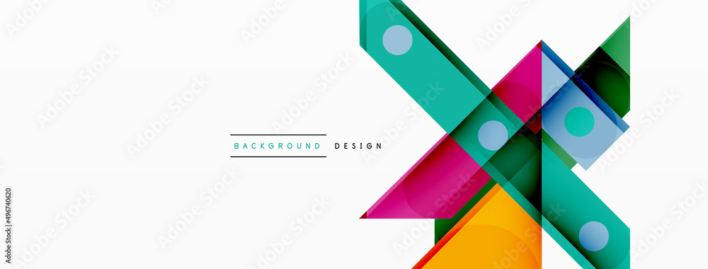 Bright colorful straight lines geometric abstract background. Trendy overlapping lines composition for wallpaper, banner, background or landing Bright colorful straight lines geometric abstract background. Trendy overlapping lines composition for wallpaper, banner, background or landing