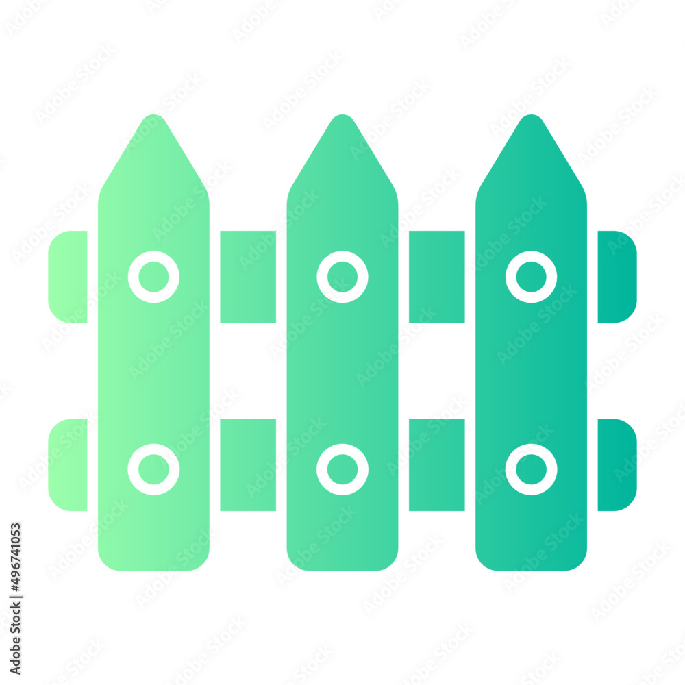 fence gradient icon fence gradient icon