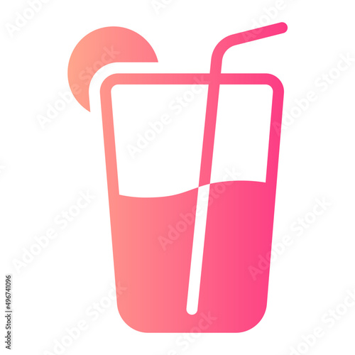 lemonade gradient icon