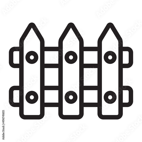 fence line icon