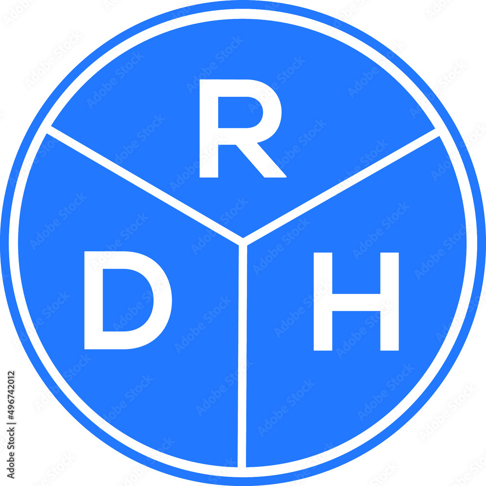 RDH letter logo design on white background. RDH creative circle letter logo concept. RDH letter design.
RDH letter logo design on white background. RDH creative circle letter logo concept. RDH letter design.