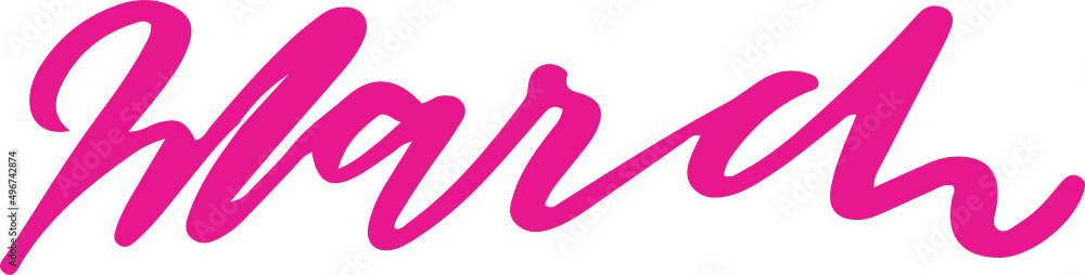 Spring hand drawn lettering Spring hand drawn lettering