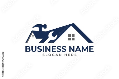 home repair, roofing, remodeling, handyman logo