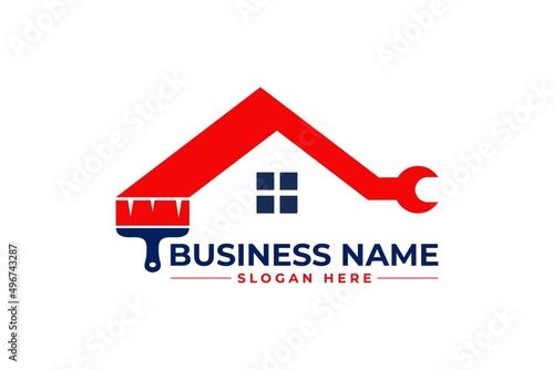 home repair, roofing, remodeling, handyman logo