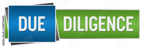 Due Diligence Green Blue Horizontal 