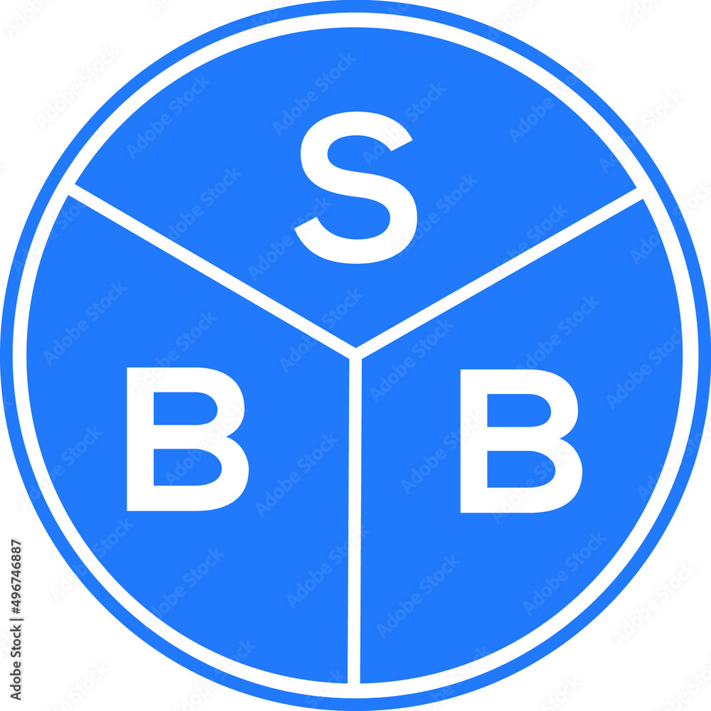 SBB letter logo design on white background. SBB creative circle letter logo concept. SBB letter design. SBB letter logo design on white background. SBB creative circle letter logo concept. SBB letter design.