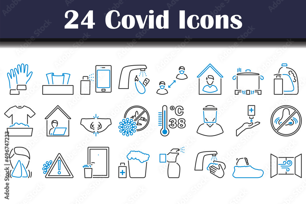 Covid Icon Set Covid Icon Set