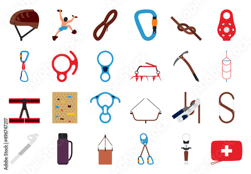 Alpinist Icon Set