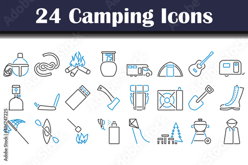 Camping Icon Set