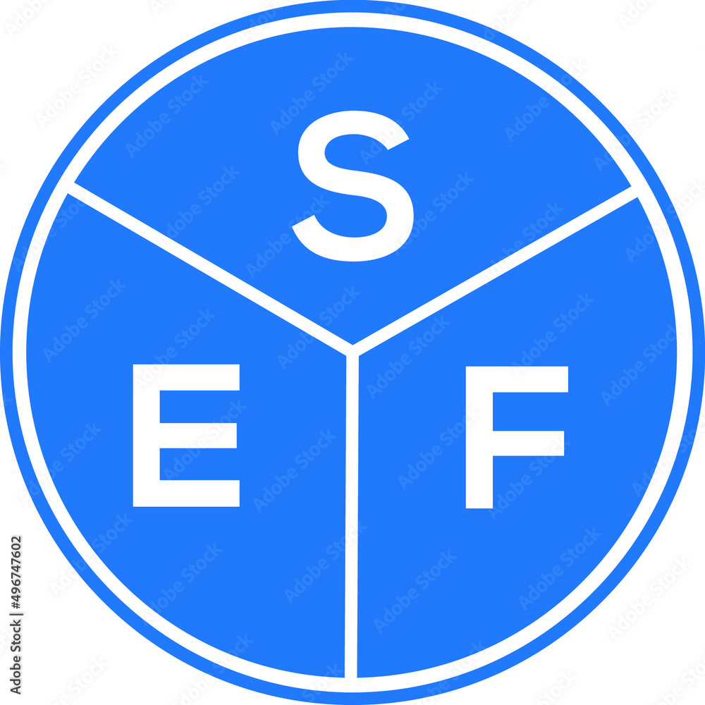 SEF letter logo design on white background. SEF creative circle letter logo concept. SEF letter design. SEF letter logo design on white background. SEF creative circle letter logo concept. SEF letter design.