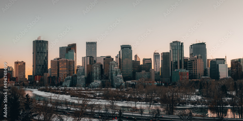 Obraz premium Calgary city skyline