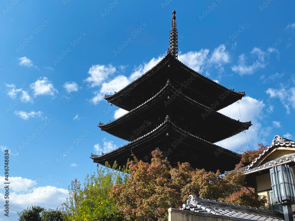 Kyoto ninennzaka slope on the way to Kiyomizudera Temple Kyoto ninennzaka slope on the way to Kiyomizudera Temple
