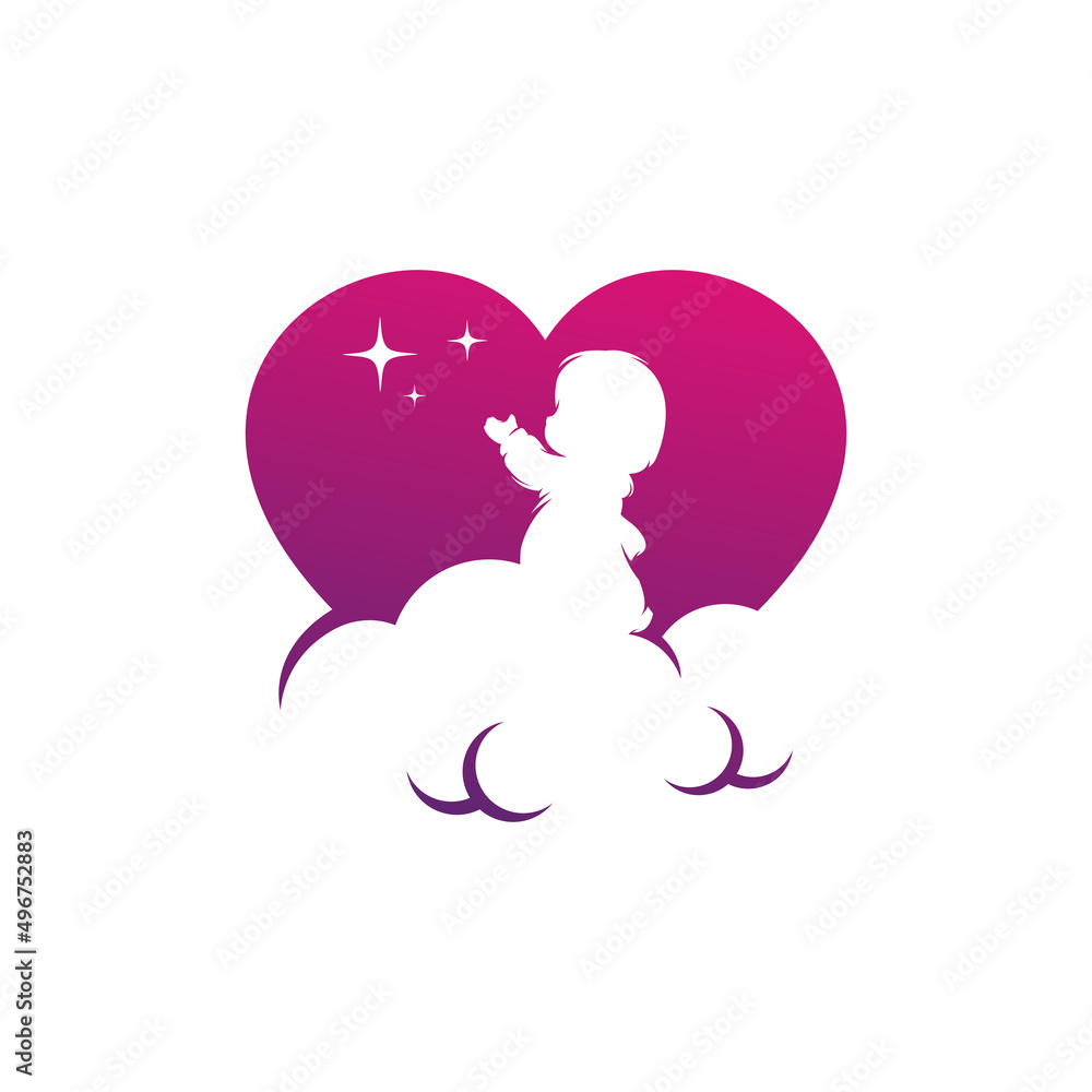 child love and care love logo design child love and care love logo design