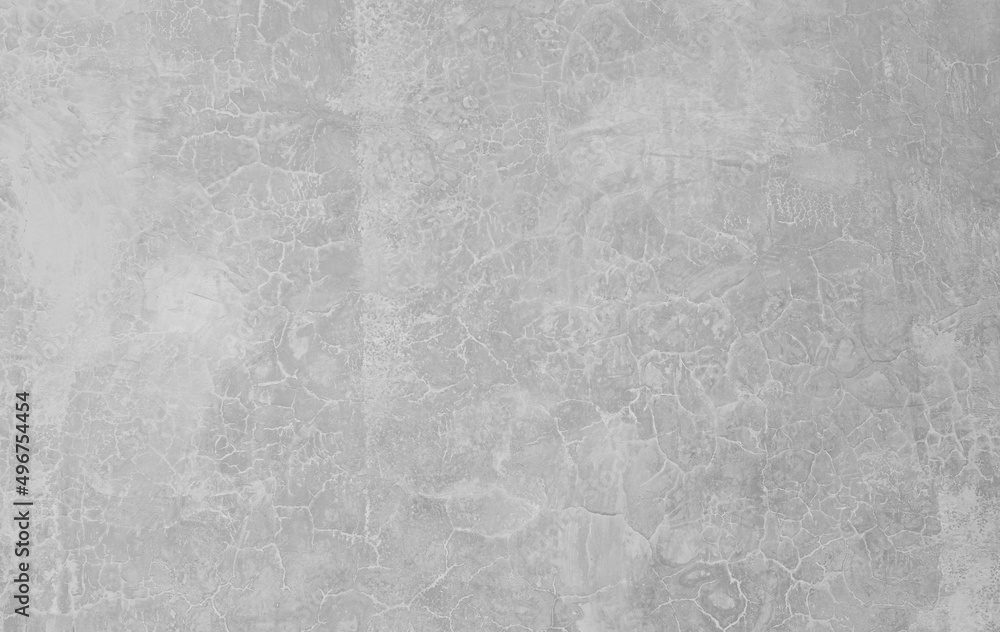Naklejka premium gray concrete background wallpaper art design rough old outdoor paint texture weathered stone structure.