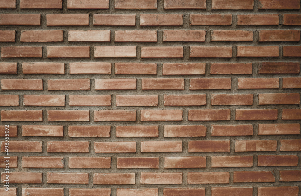 A square brown brick wall interior background sets the scene for the show. A square brown brick wall interior background sets the scene for the show.