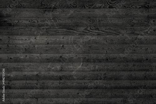 Wallpaper Mural Black wood texture wall for background. Torontodigital.ca