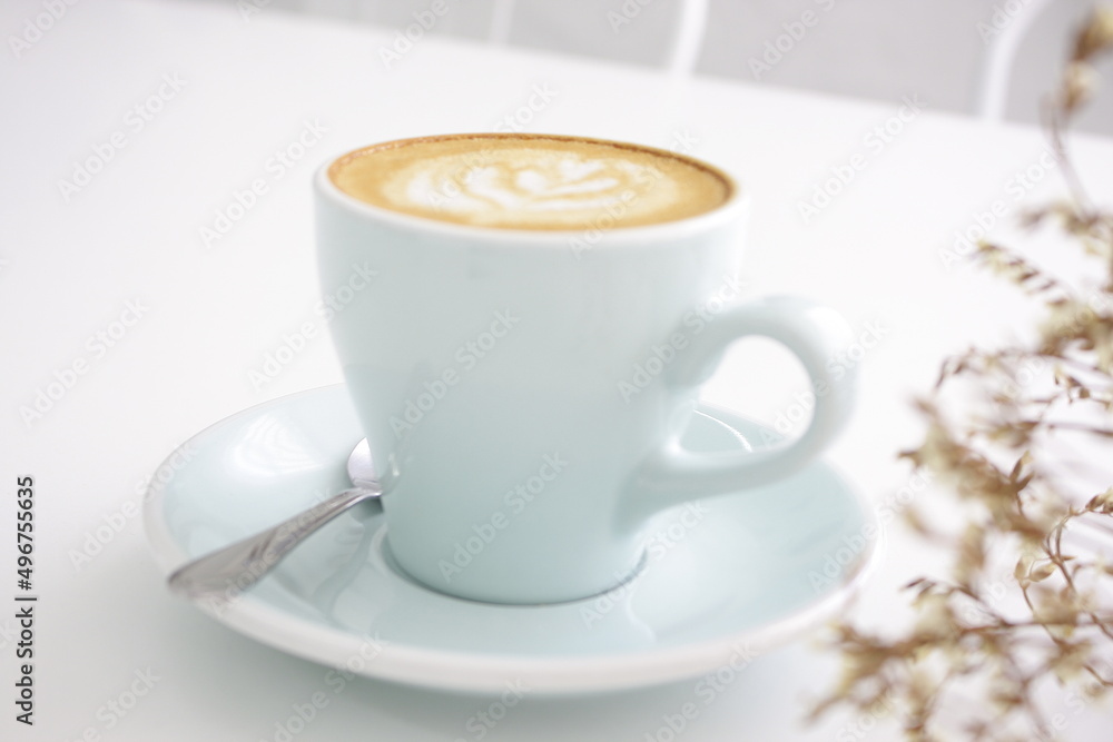 coffee cup latte art