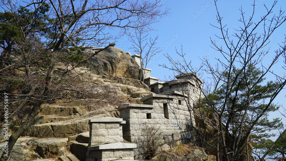harmony between nature and Bukhansanseong Fortress