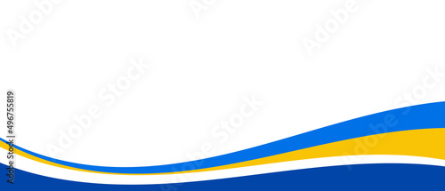 abstract business banner background with orange and blue color