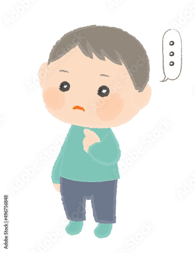 発語のない男の子