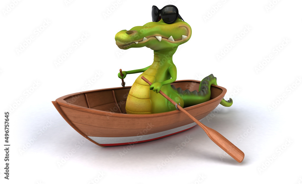 Obraz premium Fun crocodile