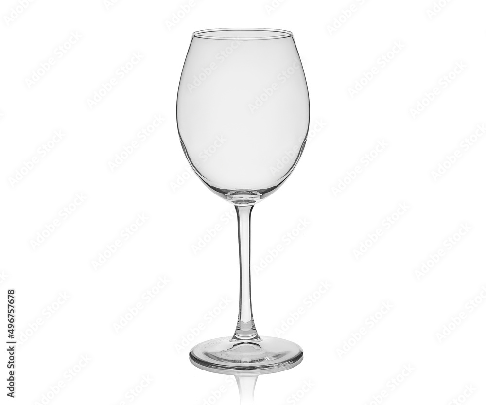 Empty transparent glass cup, shot glass, glass for wine, whiskey, cognac, martini, beer, juice and other drinks, isolated on white background. Dishes for bar, restaurant, pub. Empty transparent glass cup, shot glass, glass for wine, whiskey, cognac, martini, beer, juice and other drinks, isolated on white background. Dishes for bar, restaurant, pub.