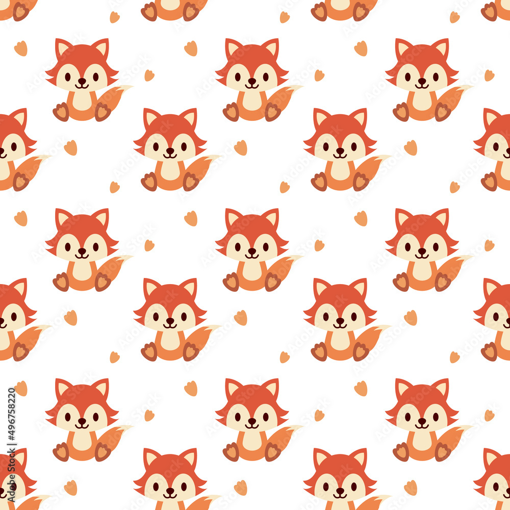 Seamless pattern squirrel on white background. vector illustration. Seamless pattern squirrel on white background. vector illustration.