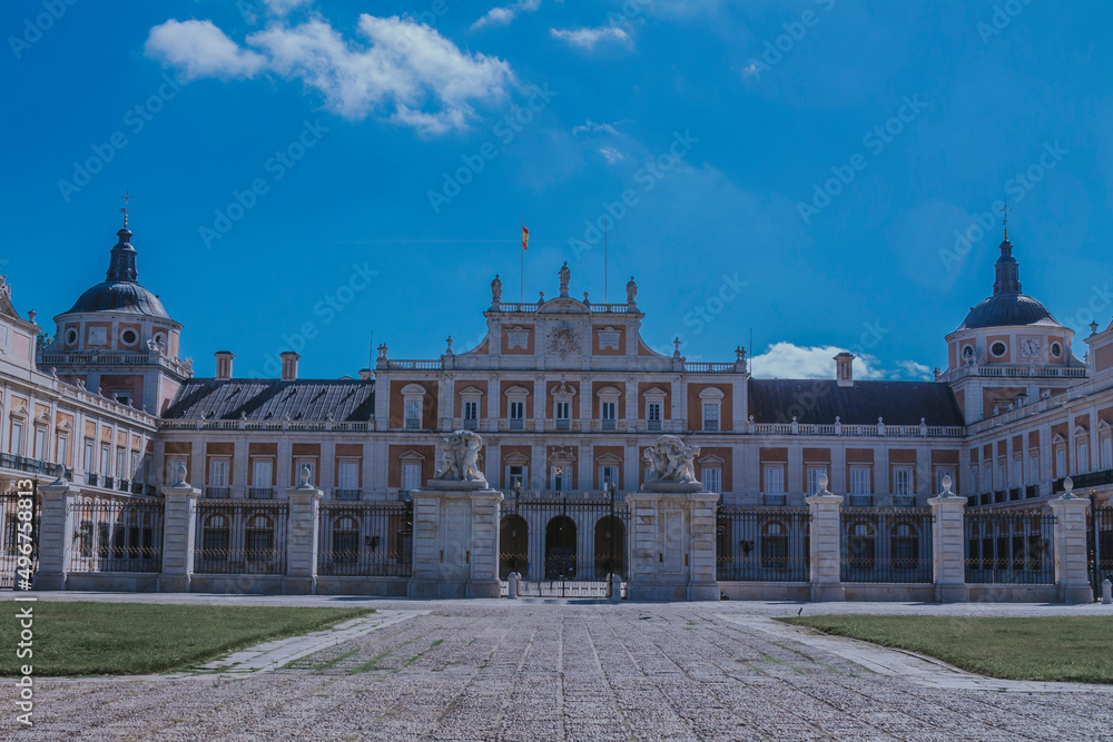 Royal Palace of Aranjuez in Aranjuez, Madrid, Spain, Europe