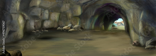 Cave paintings of the ancient people