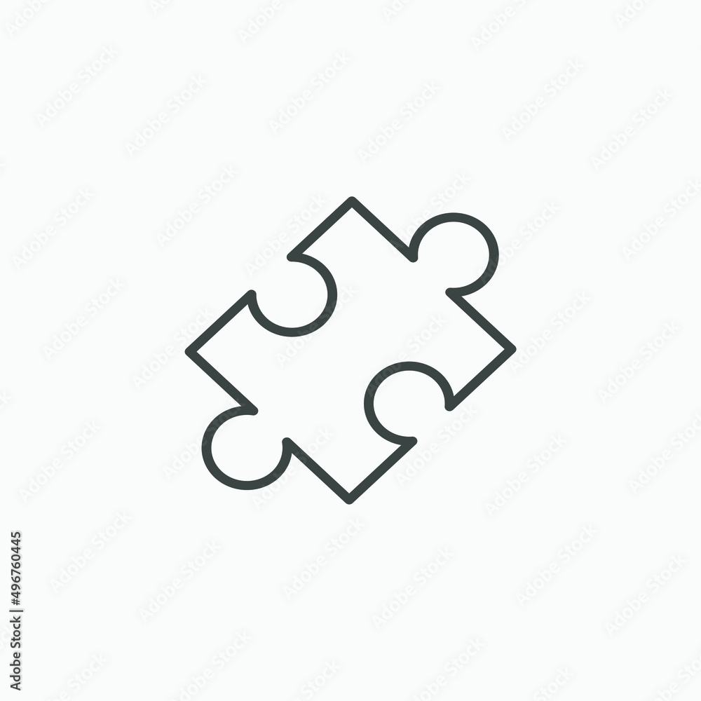 puzzle, piece, jigsaw, game icon vector isolated puzzle, piece, jigsaw, game icon vector isolated