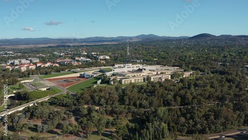 Wallpaper Mural Aerial shot of Parliament of Australia in Canberra Torontodigital.ca
