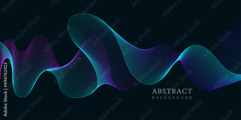 Vector technology abstract background with dynamic amorphous vector ...