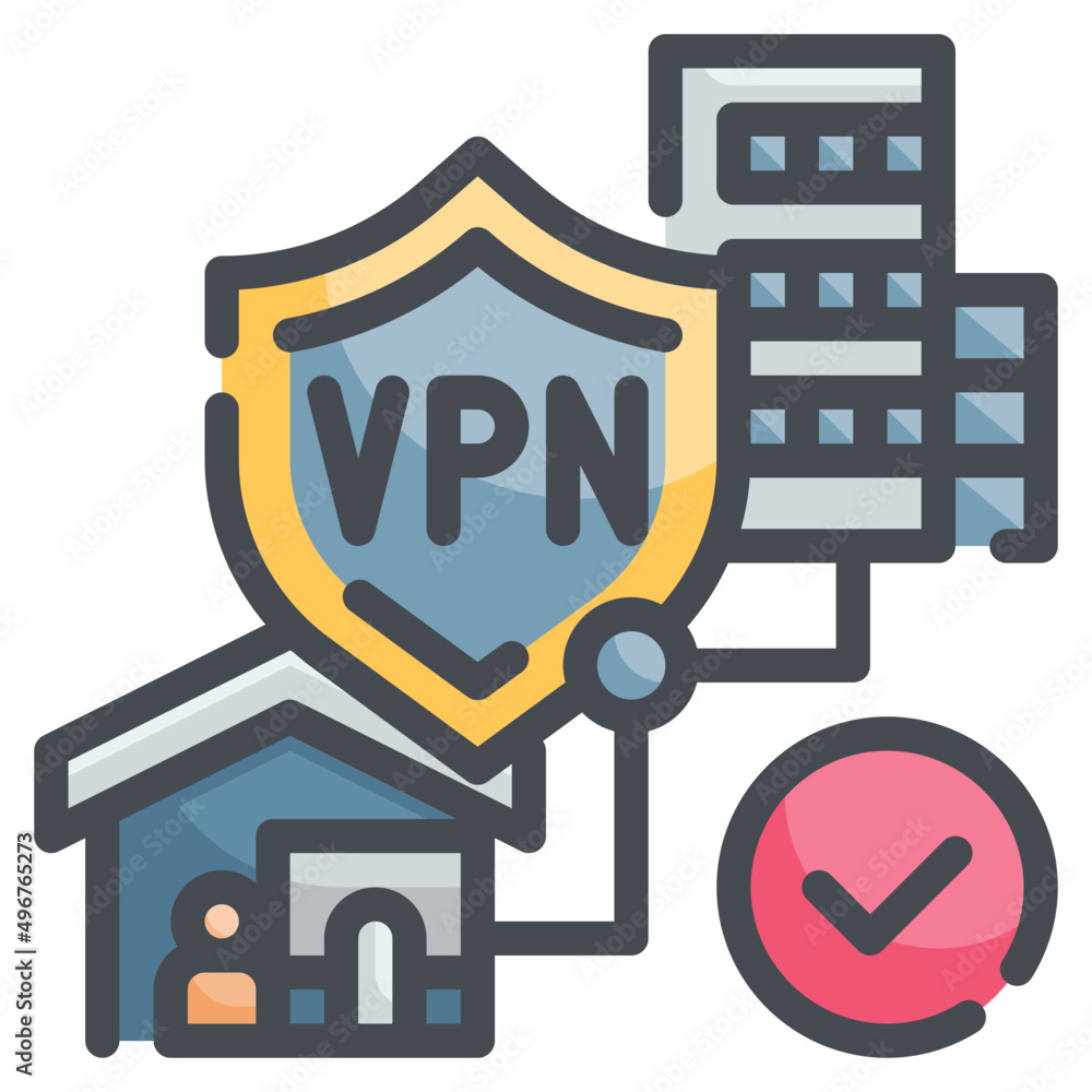 vpn line icon