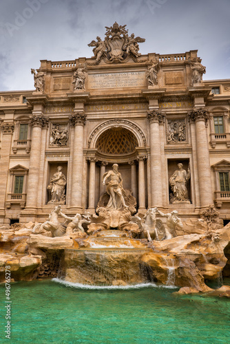 The Trevi Fountain In Rome, Italy